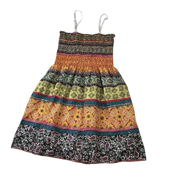 Girls Summer Spring Clothing Bundle Lot of 3 Dress Shorts Romper Jumpsuit Size M - Picture 4 of 16